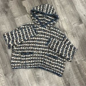 Zara sparkly knit hoodie